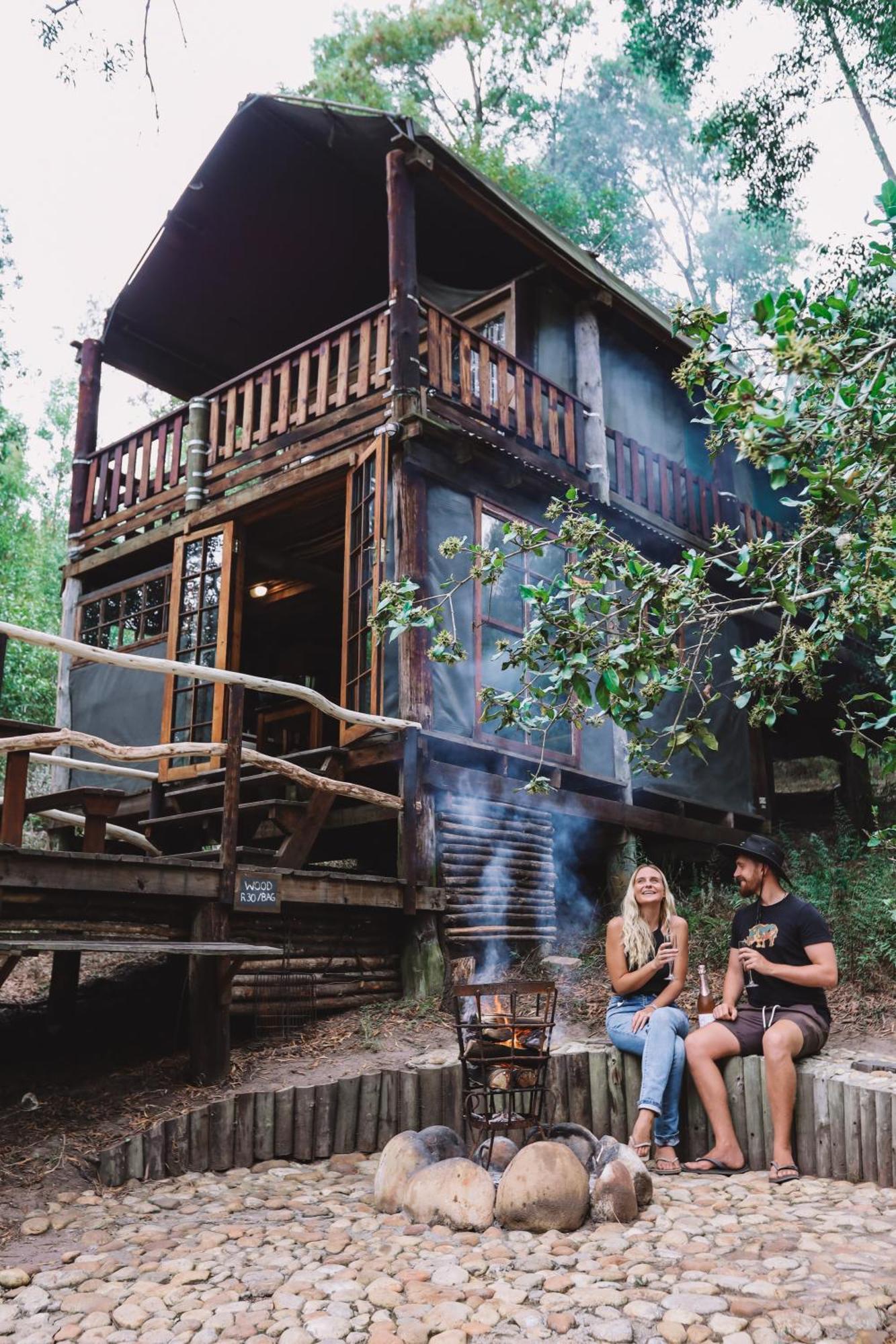 Fernhill Tented Treehouses Rheenendal Exterior foto